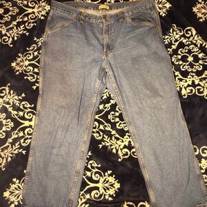 Relaxed Fit Blue Denim Jeans for Men